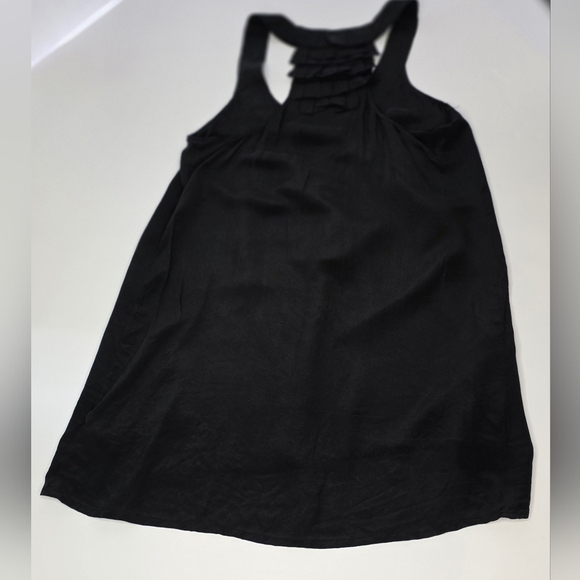 Black Sleeveless Small Silk Top By Silence And Noise - Picture 10 of 12